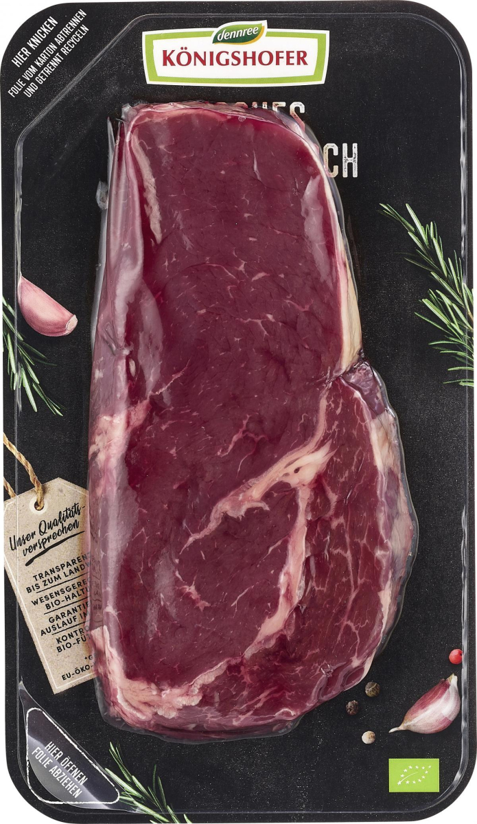 Rinderentrecôte 3 x ca. 250 g VPE