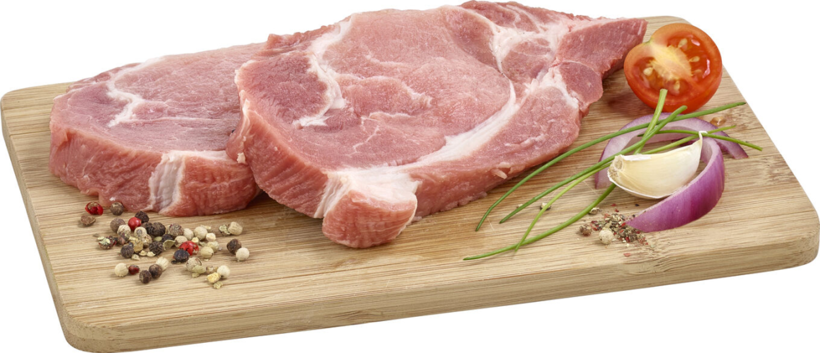 Schweinenackensteaks, natur, ca. 350 g