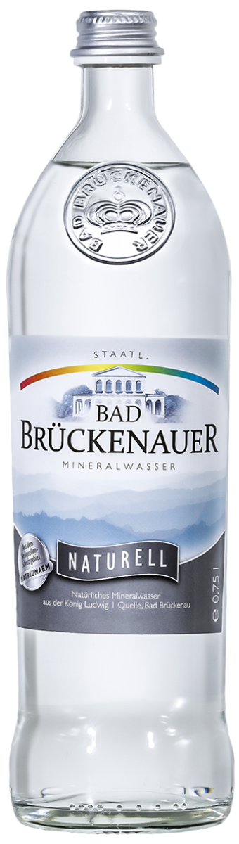 Bad Brückenauer Mineralwasser naturell, (12 x 0,75 l)