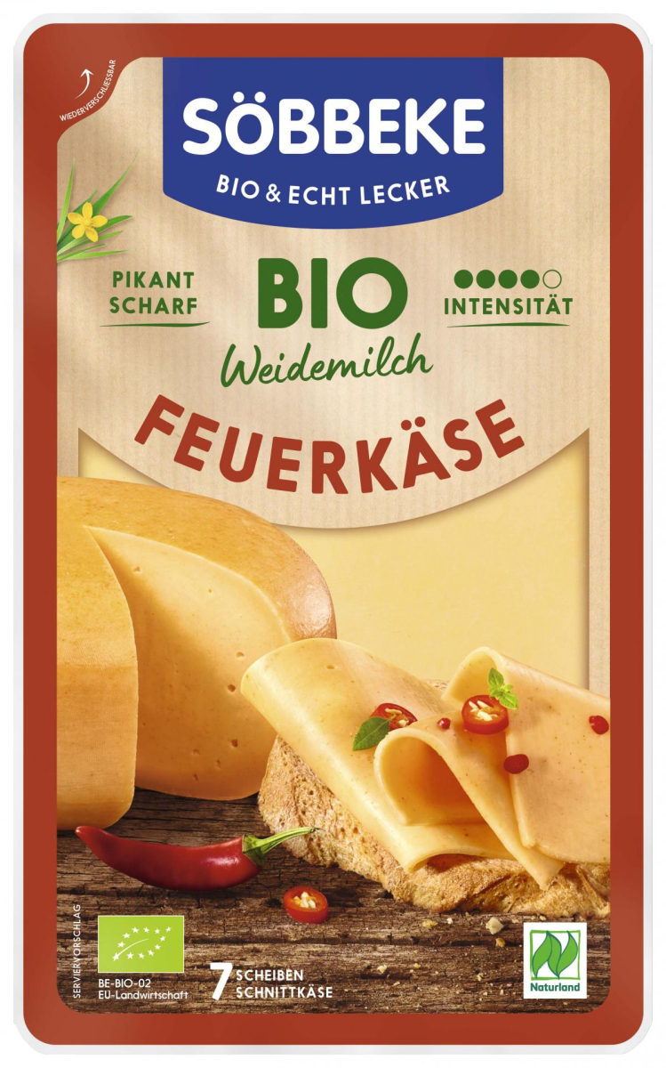 Feuerkäse in Scheiben, 125 g