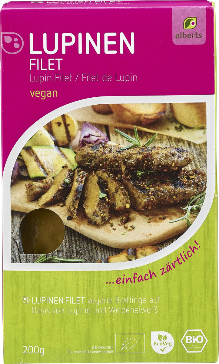 Lupinen Filet, 200 g, vegan
