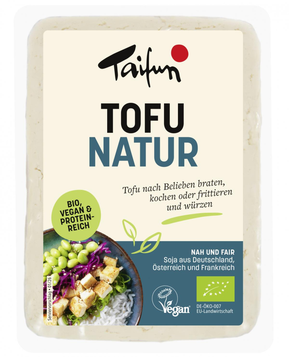 Tofu Natur, 200 g, von Taifun