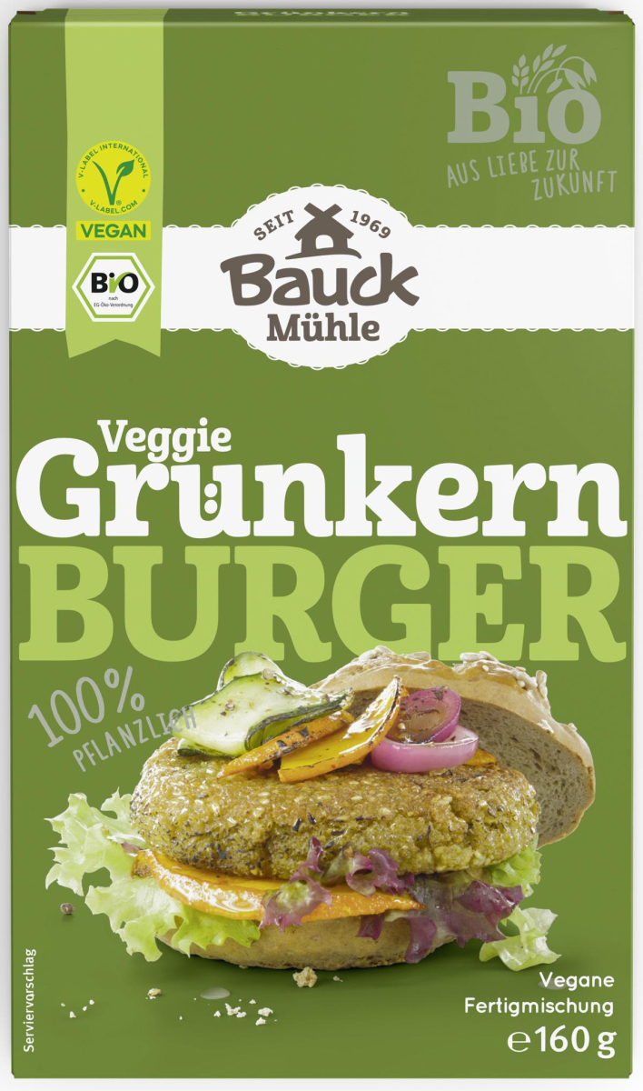 Grünkern Burger-Mischung, 160 g