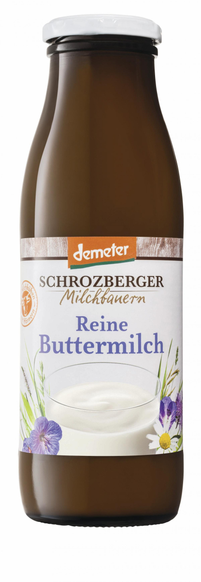 Buttermilch, Schrozberg, 0,5 l Flasche