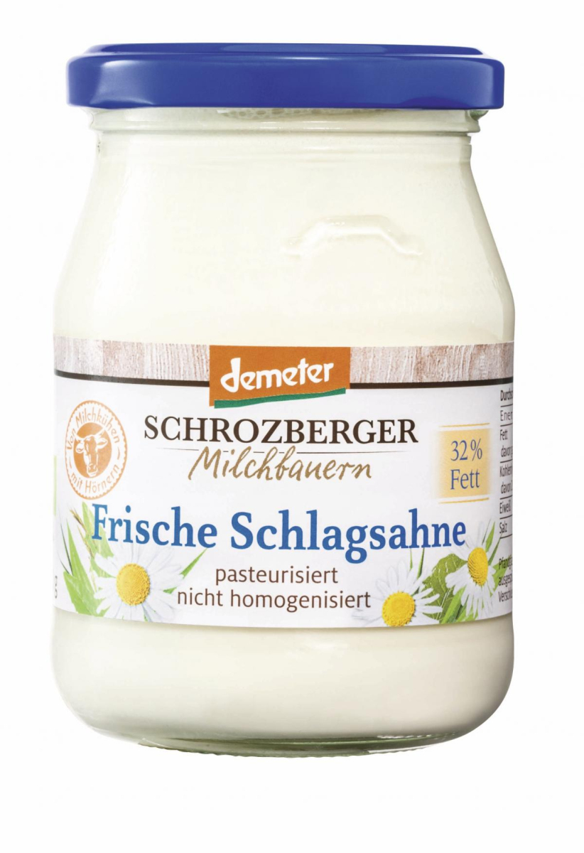 Sahne, 250 g Glas , 32,0%