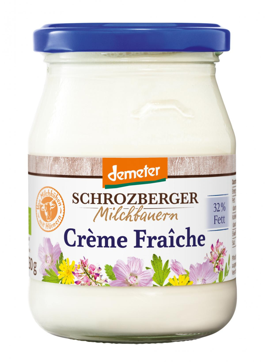 Creme Fraiche, 250 g Glas, 32% Fett