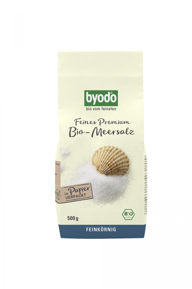 Meersalz fein, 500 g Atlantik von Byodo
