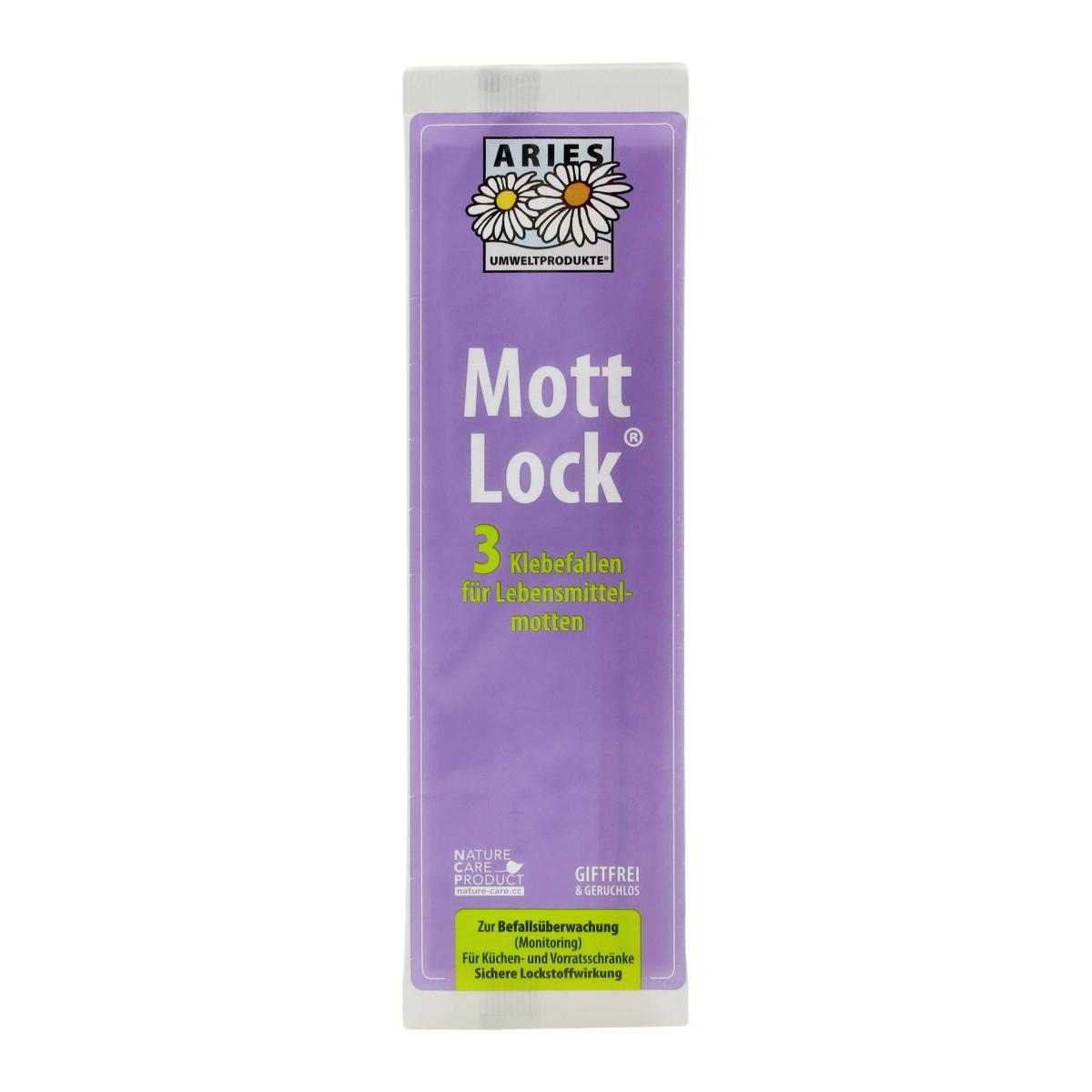 Mottlock-Klebefallen/Lebensmittel 3er Pack