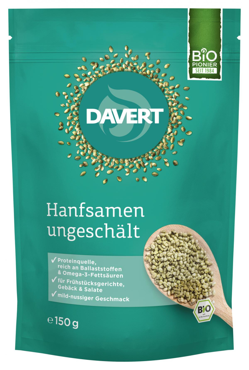 Hanfsamen von Davert,  150 g
