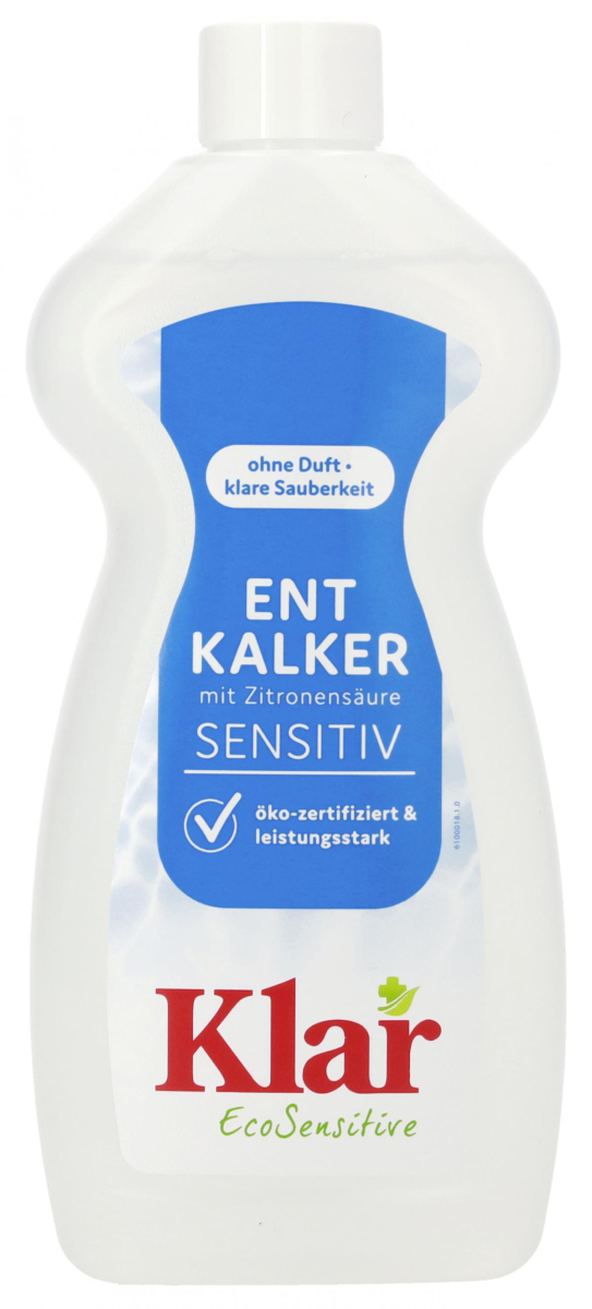 Entkalker mit Zitronensäure von Klar, 500 ml Flasche