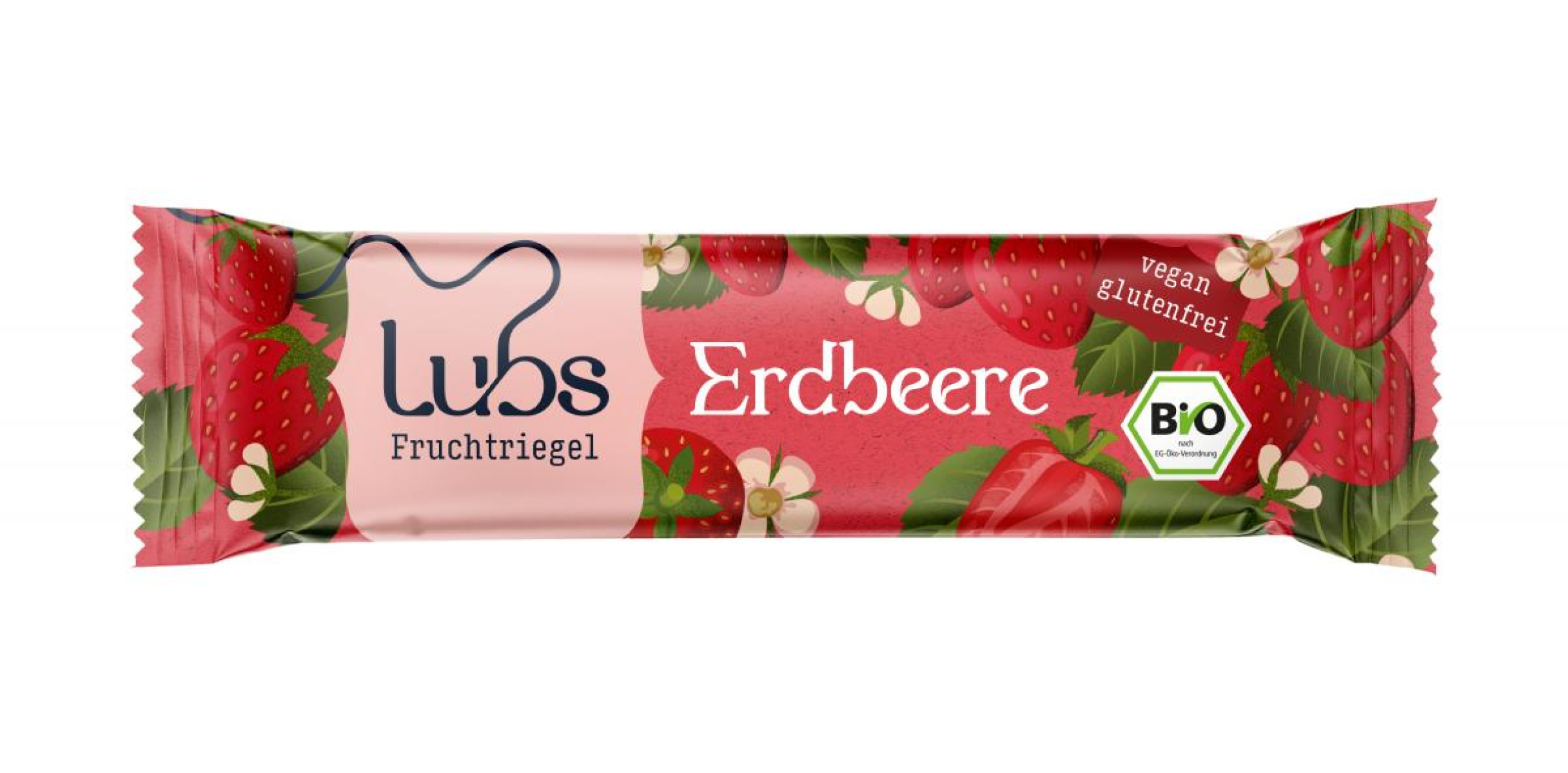 Erdbeer Fruchtriegel, Lubs 30 g Stück