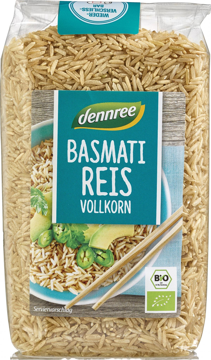 Basmati Reis Vollkorn, dennree