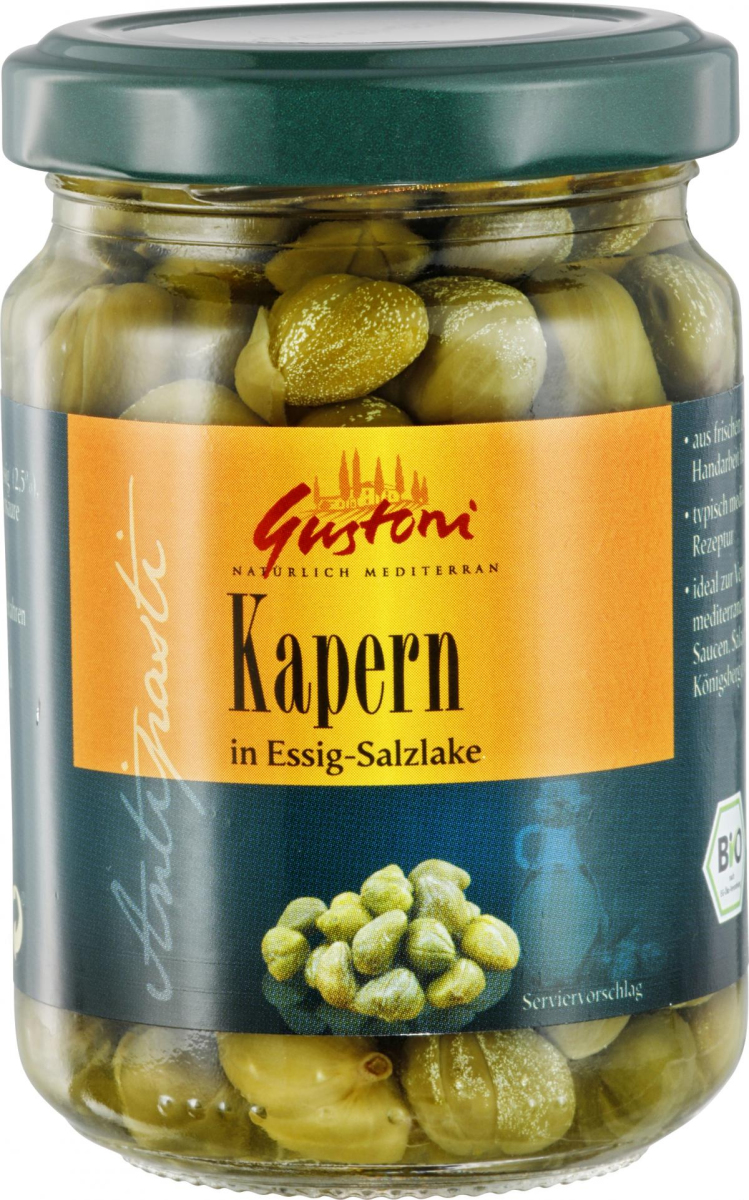 Kapern, in Lake, 140 g Glas (90gr)