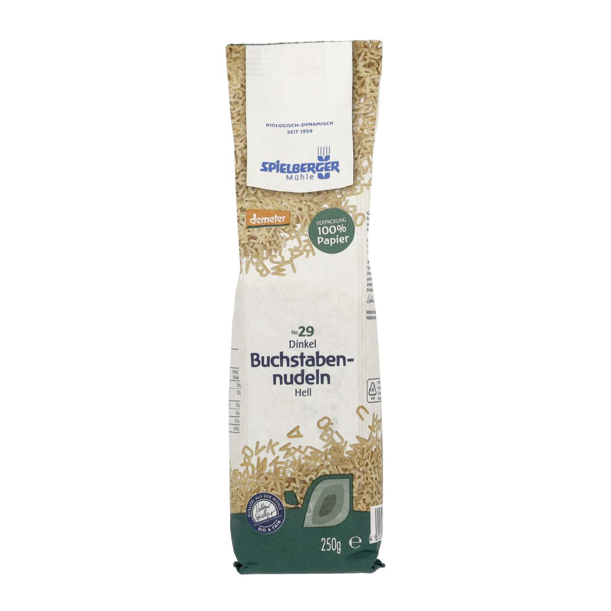 Buchstabennudeln Dinkel Spielberger, 250 g