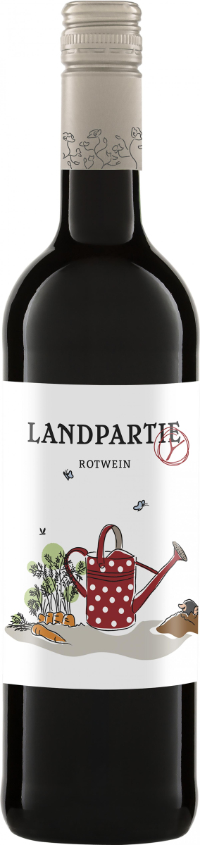 Landparty rot, 0,75 l Flasche