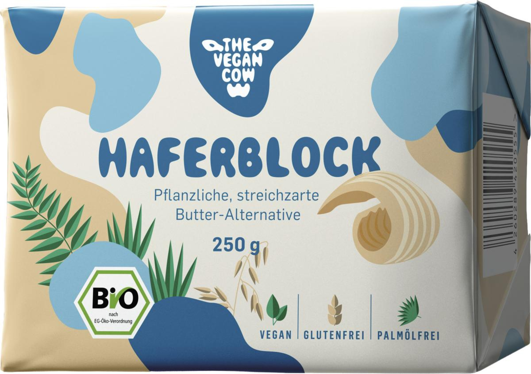 Haferblock, 250 g Stück, vegan