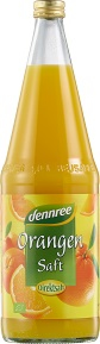 Orangensaft, dennree, 1 l