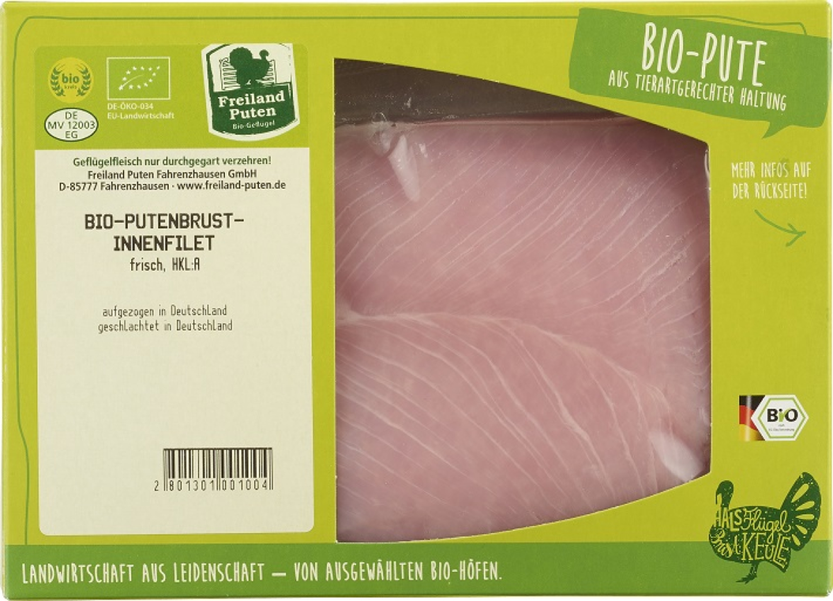 Putenfilet, 3 x ca. 430 g