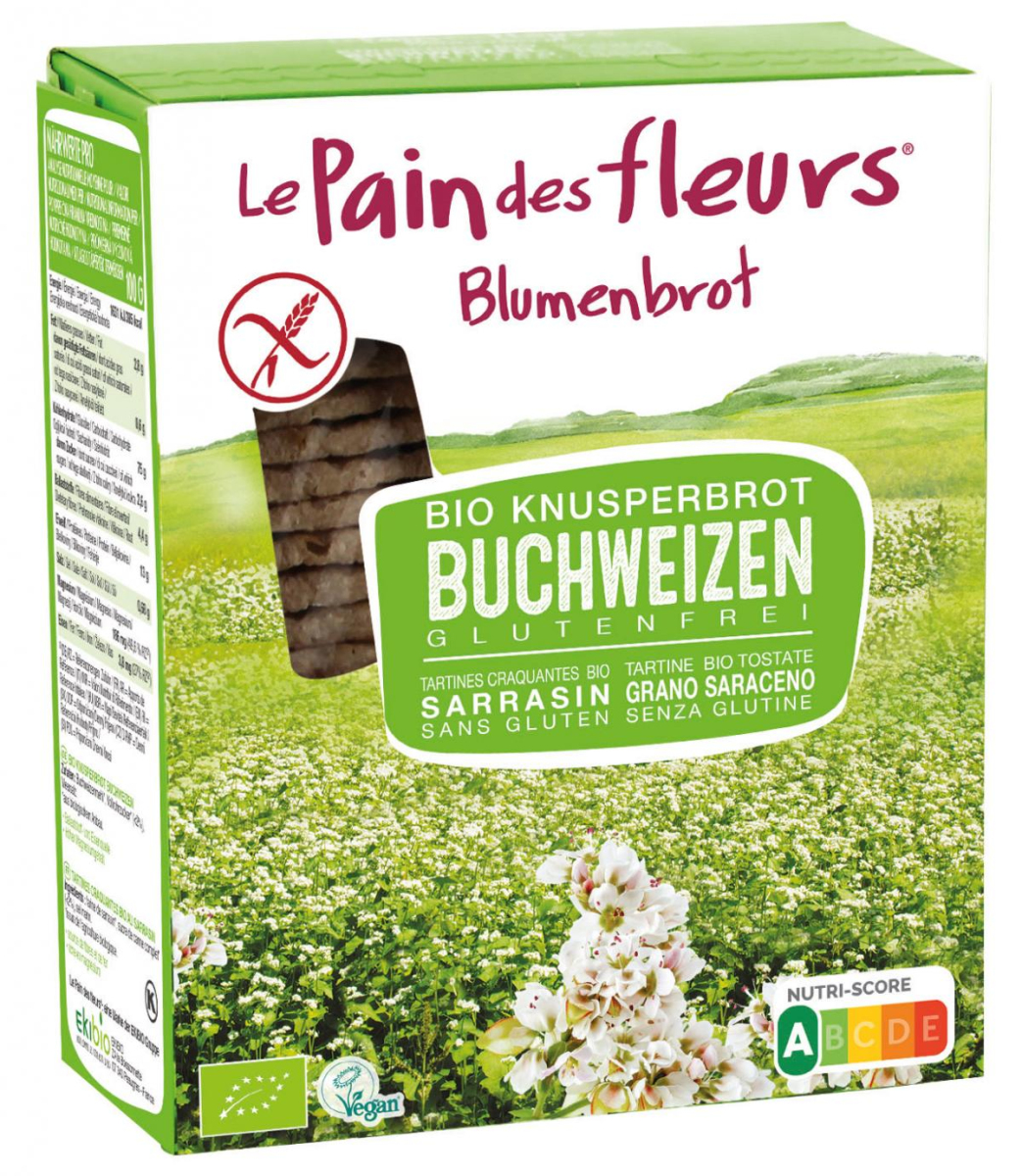 Blumenbrot Buchweizen, 2 x 75 gr Packung