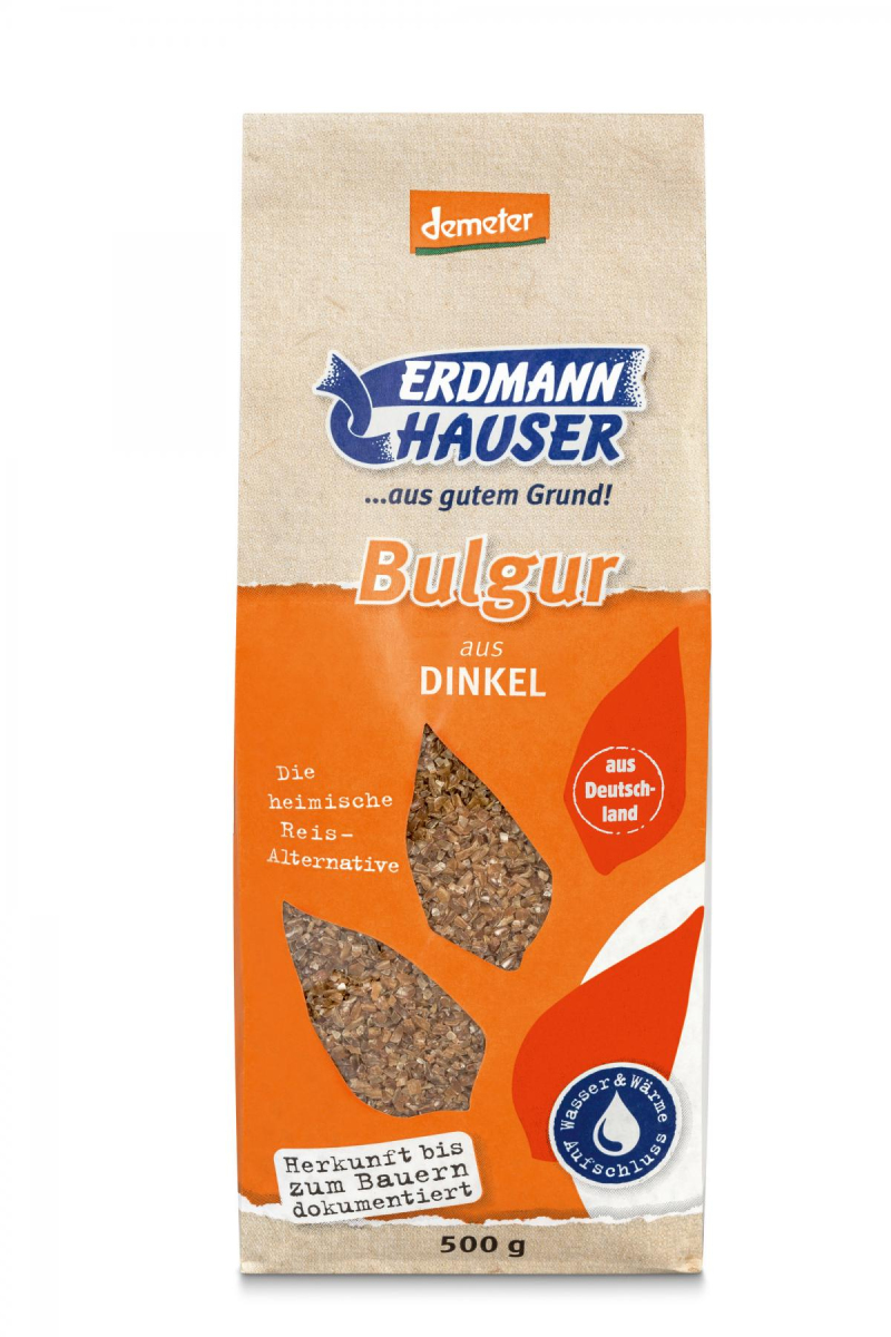 Bulgur aus Dinkel, 500 g, Erdmann