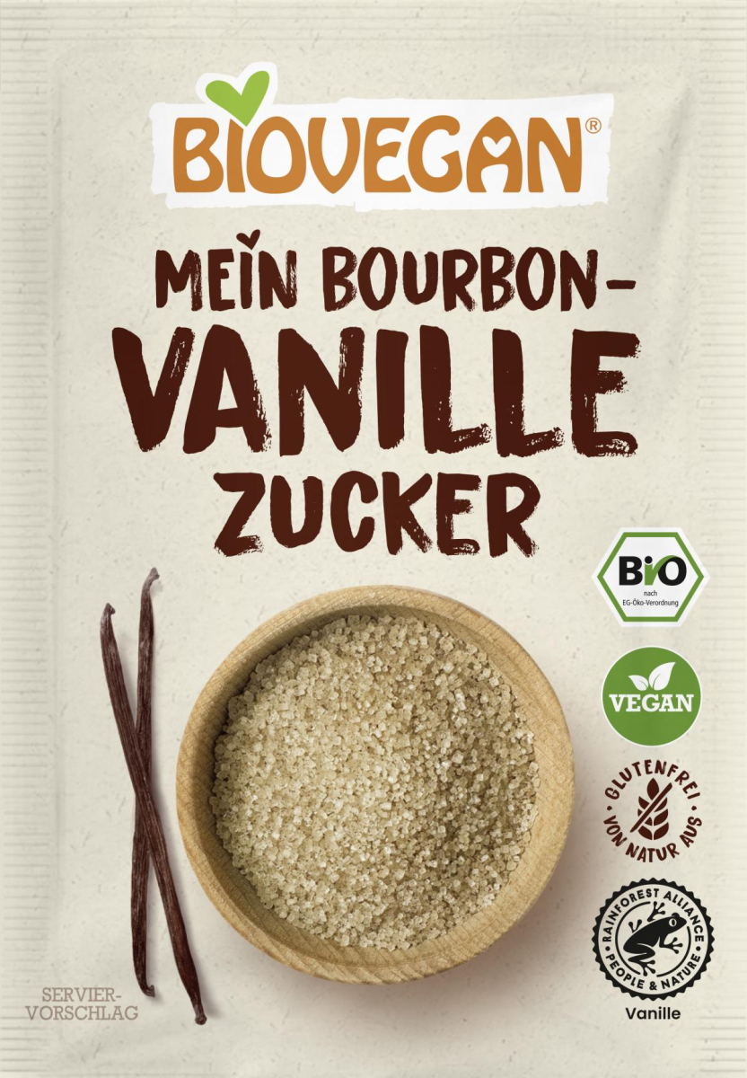Vanillezucker mit Bourbon Vanille 4 x 8 g