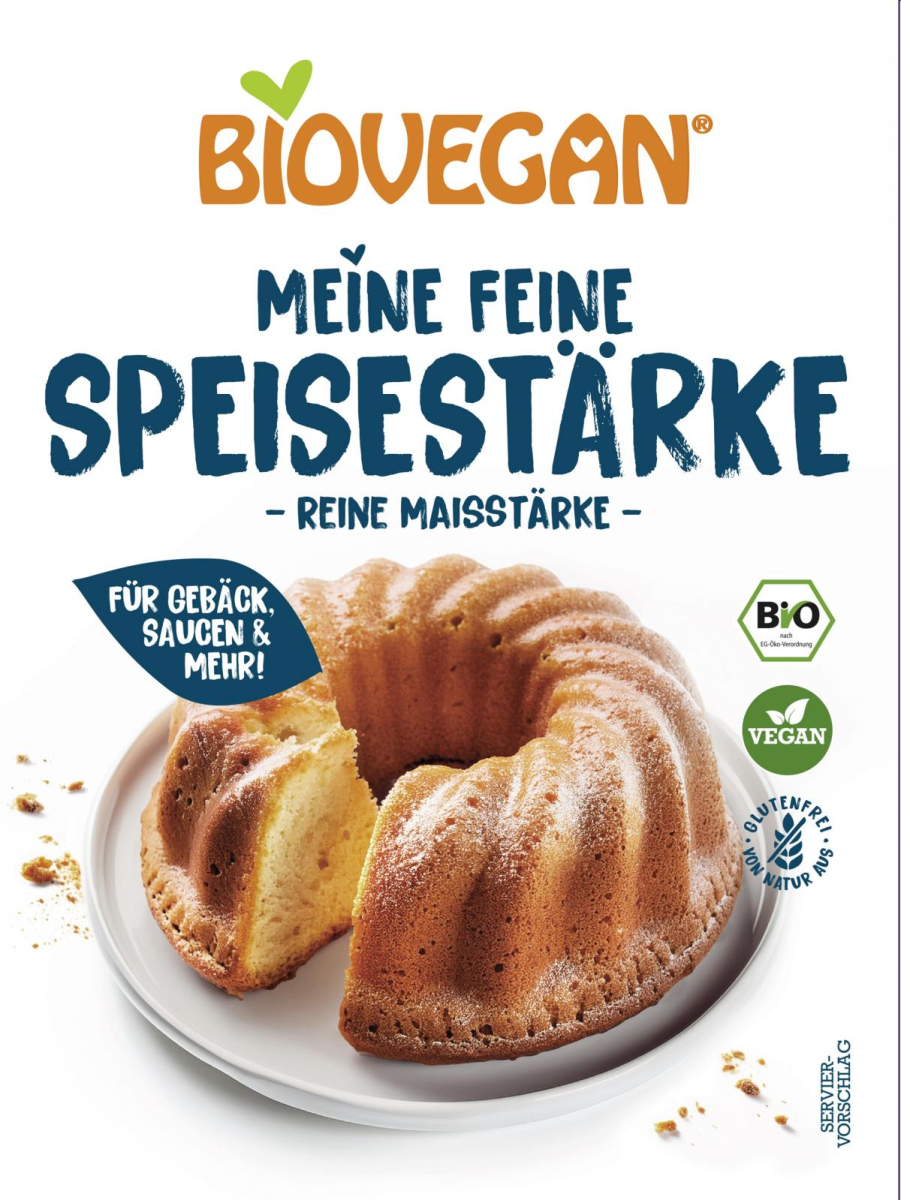 Speisestärke, fein, Biovegan  250 gr Packung