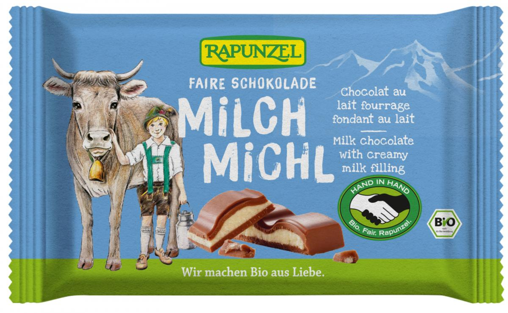 Milch Michl Schokolade, Rapunzel  100 g