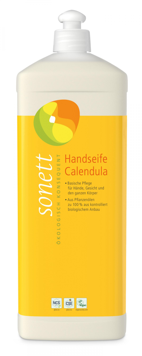 Handseife Calendula, Nachfüllflasche, 1 ltr von Sonett