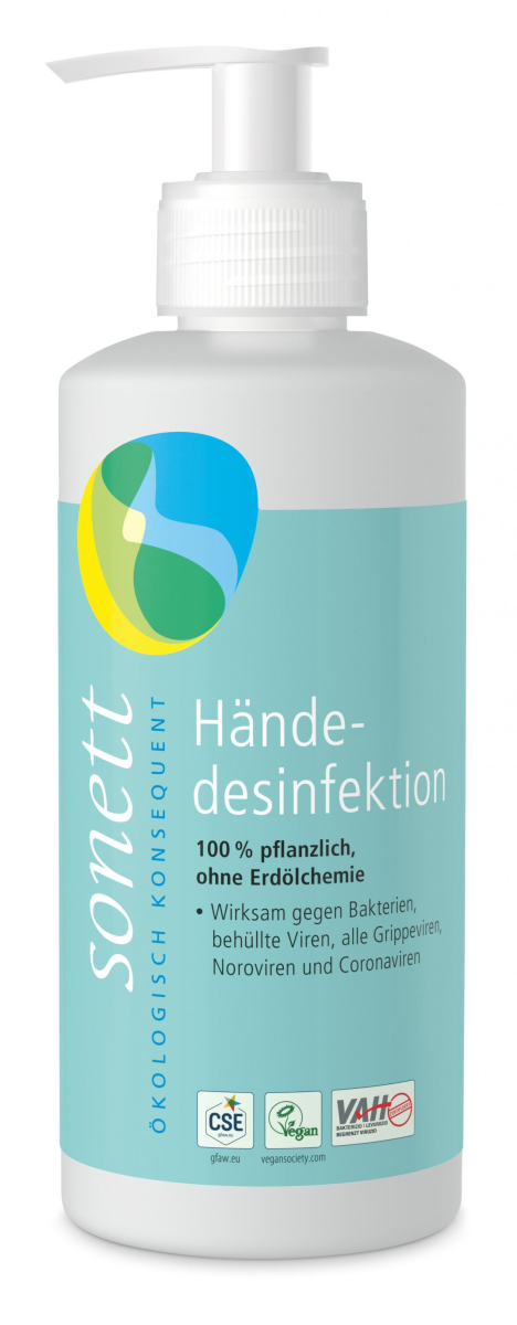 Händedesinfektion, 0,3 ltr Flasche von Sonett