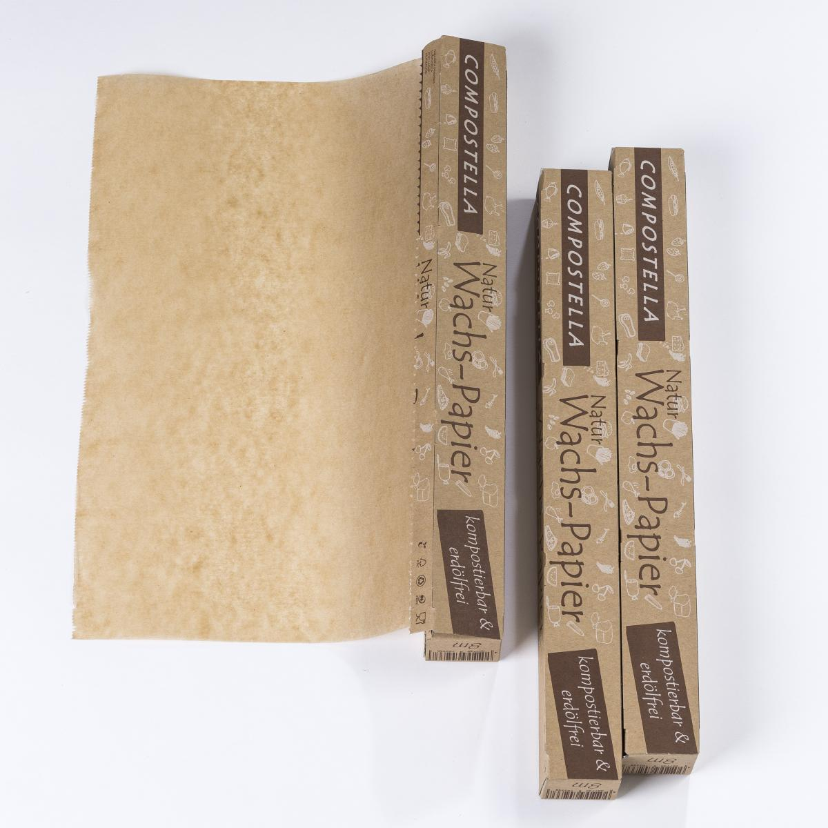 Natur Wachs-Papier, Haushaltsrolle