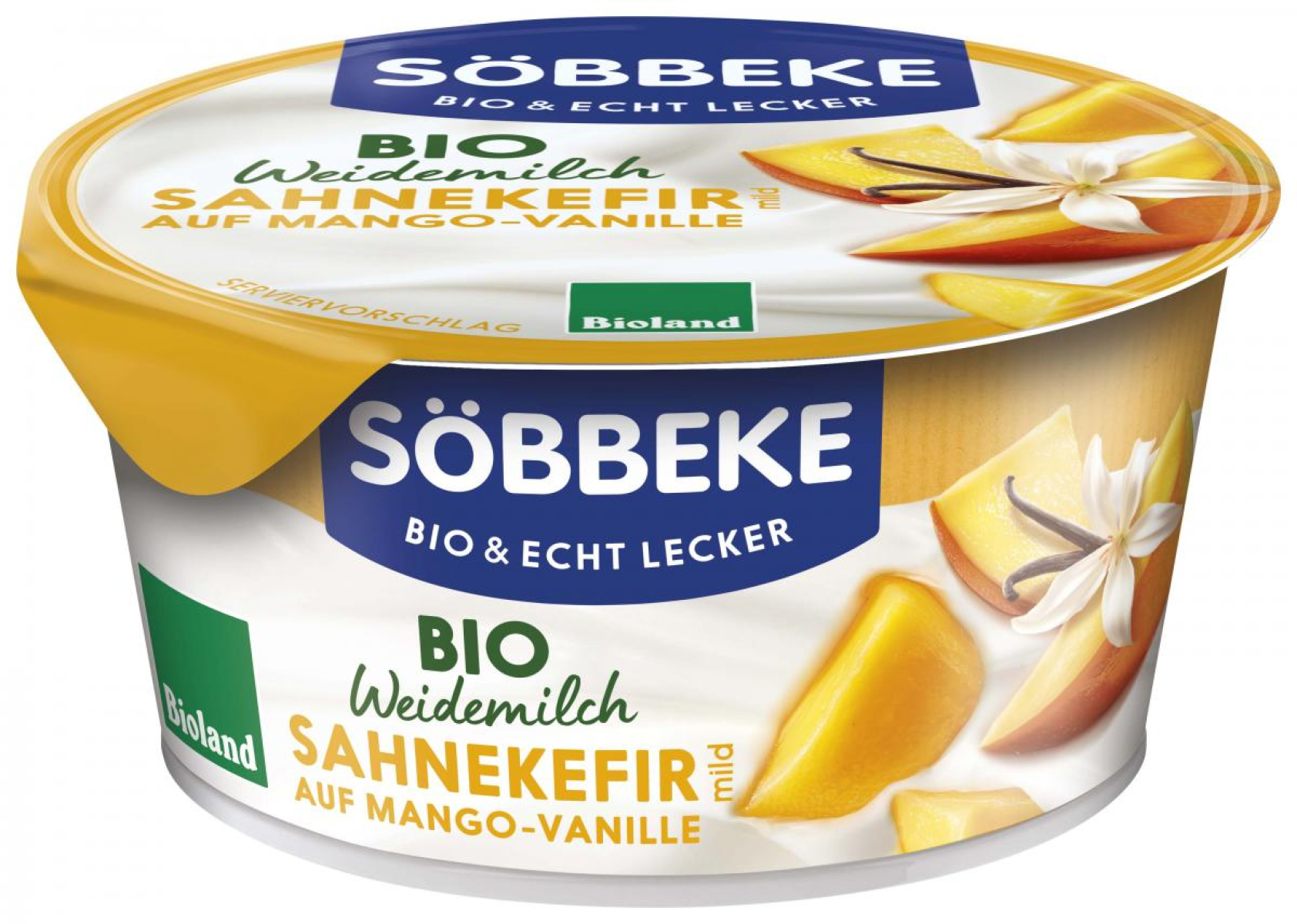 Sahnekefir Mango-Vanille, 150 g Söbbeke