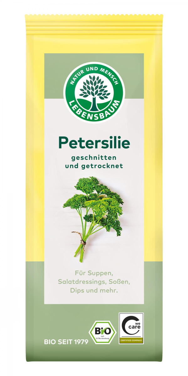 Petersilie, gerebelt