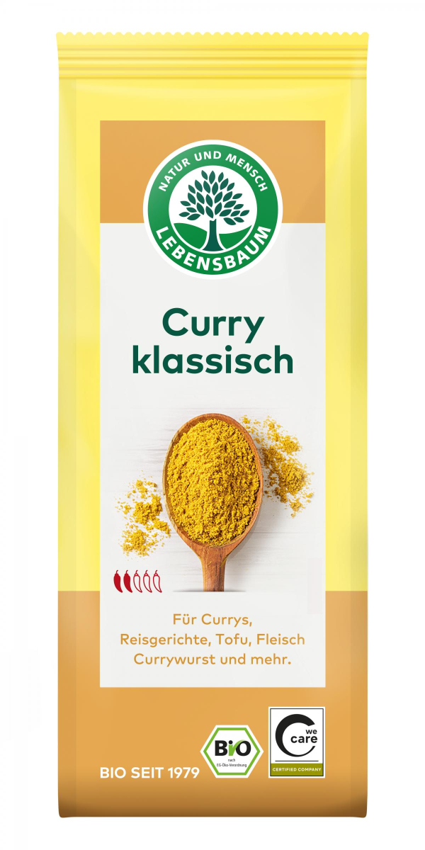 Currypulver, klassisch, 50 gr Packung