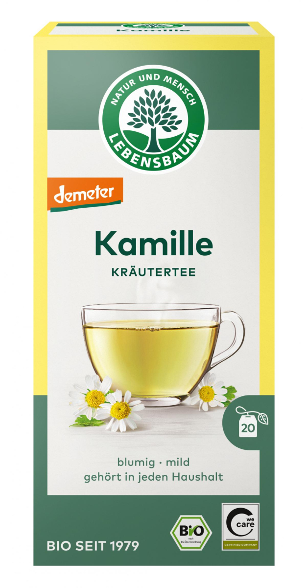 Kamille im Teebeutel, Lebensbaum