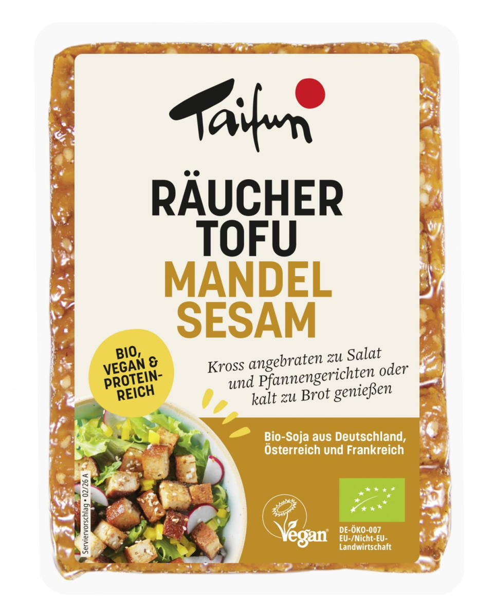 Tofu, Räuchertofu Mandel Sesam, 200 g
