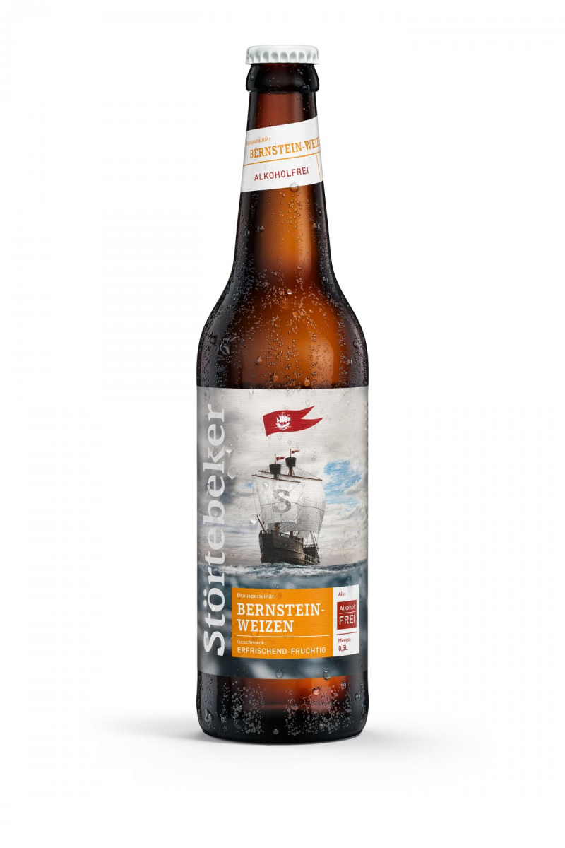 Störtebeker Bernstein-Weizen, alkoholfrei  (6 x 0,5 l)