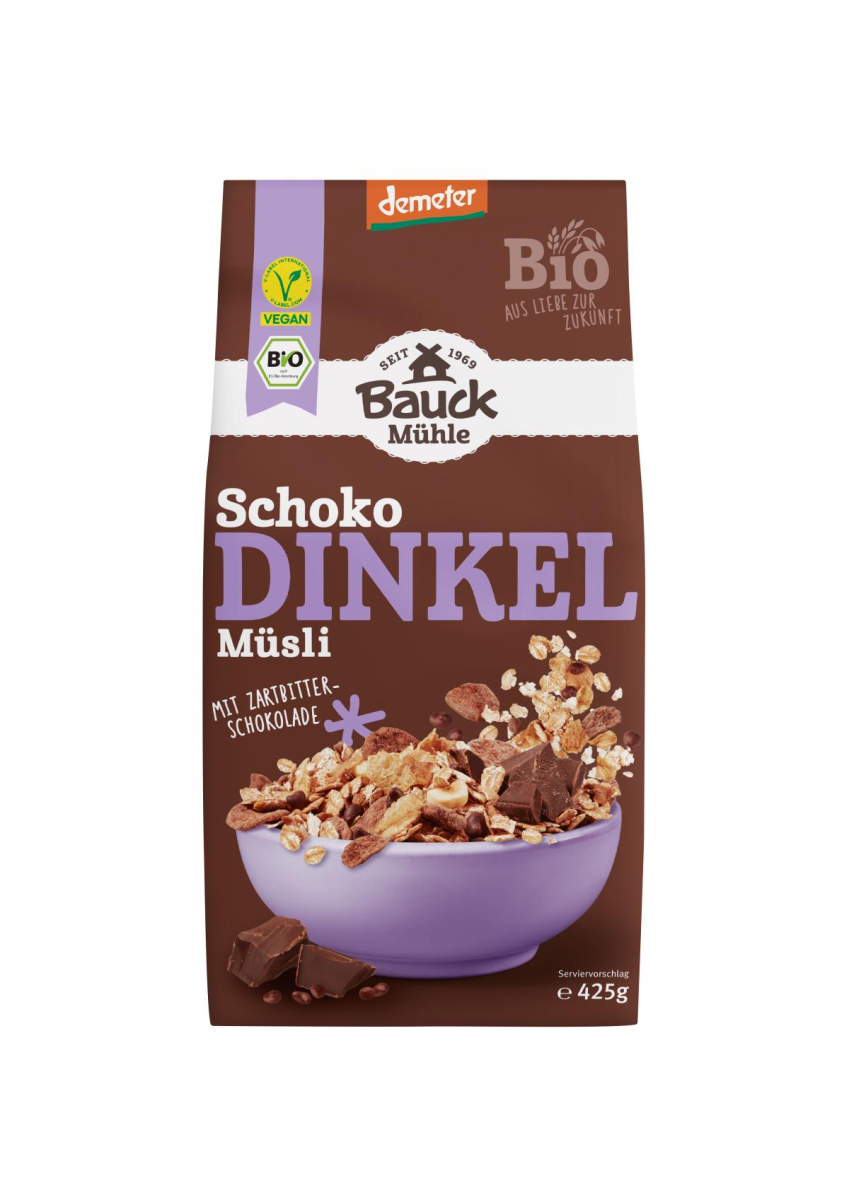 Dinkel-Schoko Müsli, Bauck Hof