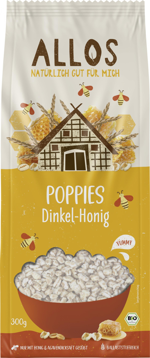 Dinkel Honig-Poppies