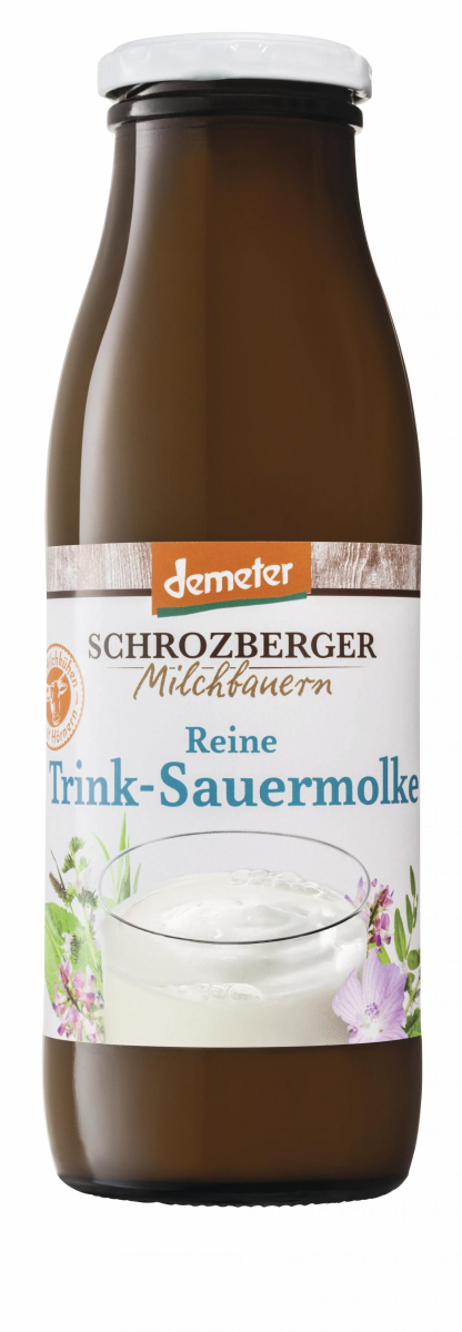 Trinkmolke natur, 0,2 %,   VP 6 x 0,5 l Flasche - Gebinde