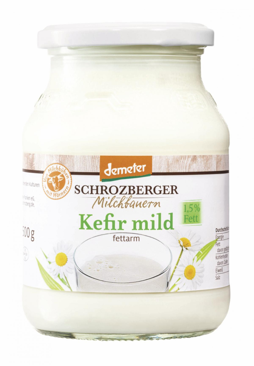 Kefir im 500 g Glas, Schrozberg