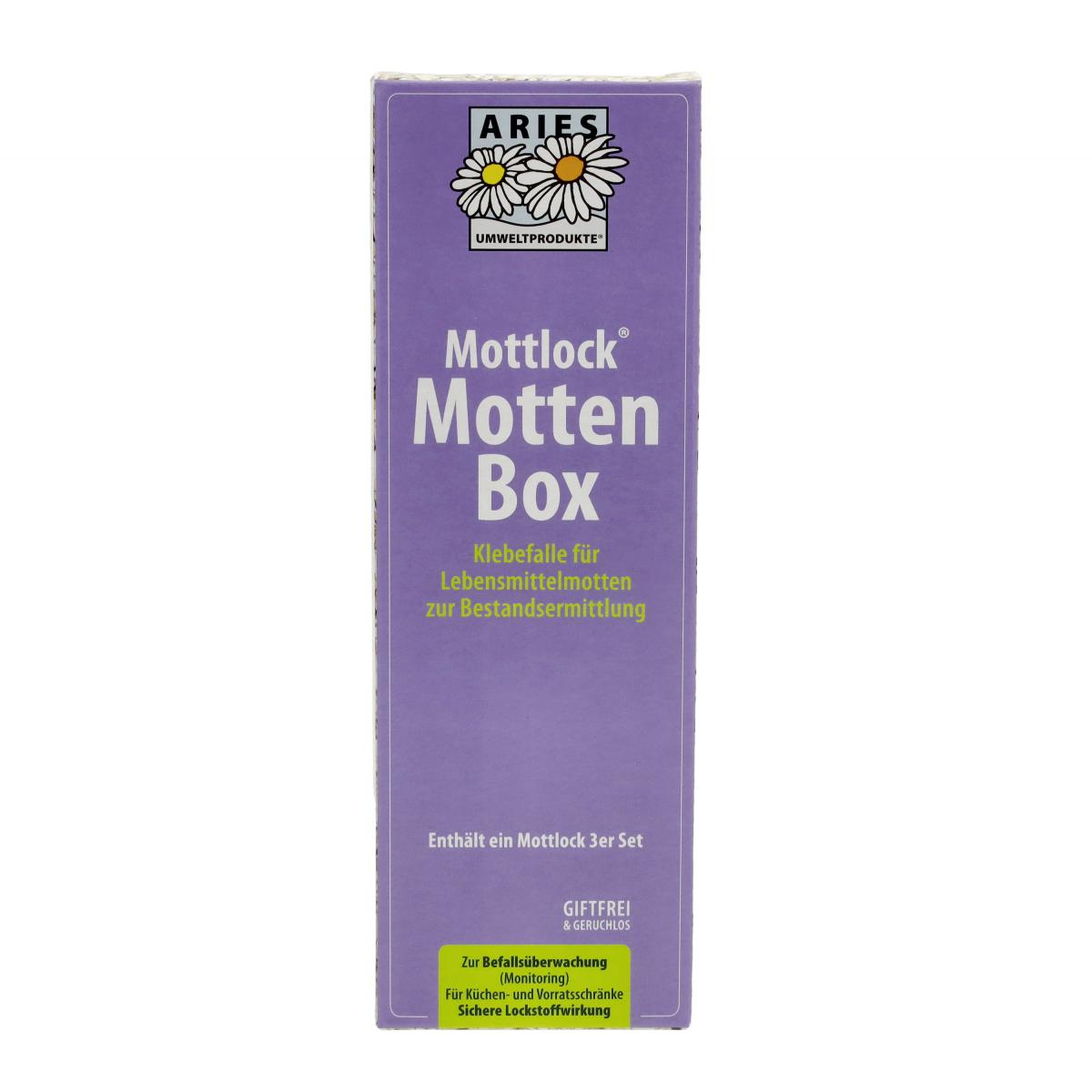 Mottenbox gegen Lebensmittelmotten, 3er Set