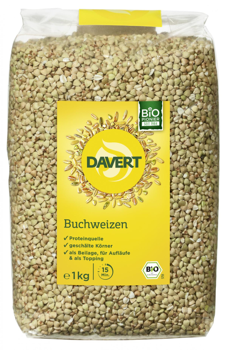 Buchweizen, 1kg, Davert