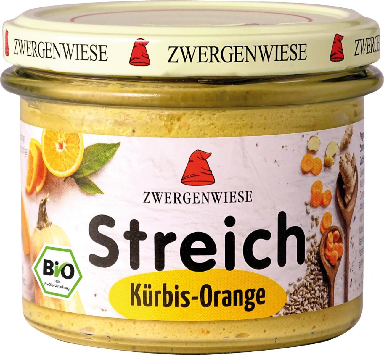 Kürbis Orange Streich