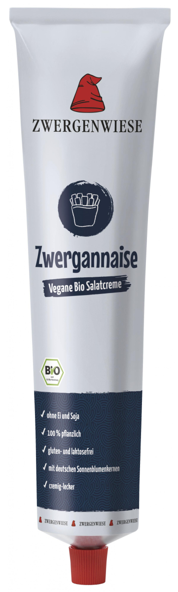 Zwergannaise vegane Salatcreme, 170 ml , Zwergenwiese