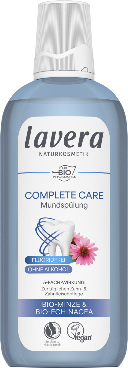 Mundspülung Complete Care fluoridfrei, Lavera,400 ml