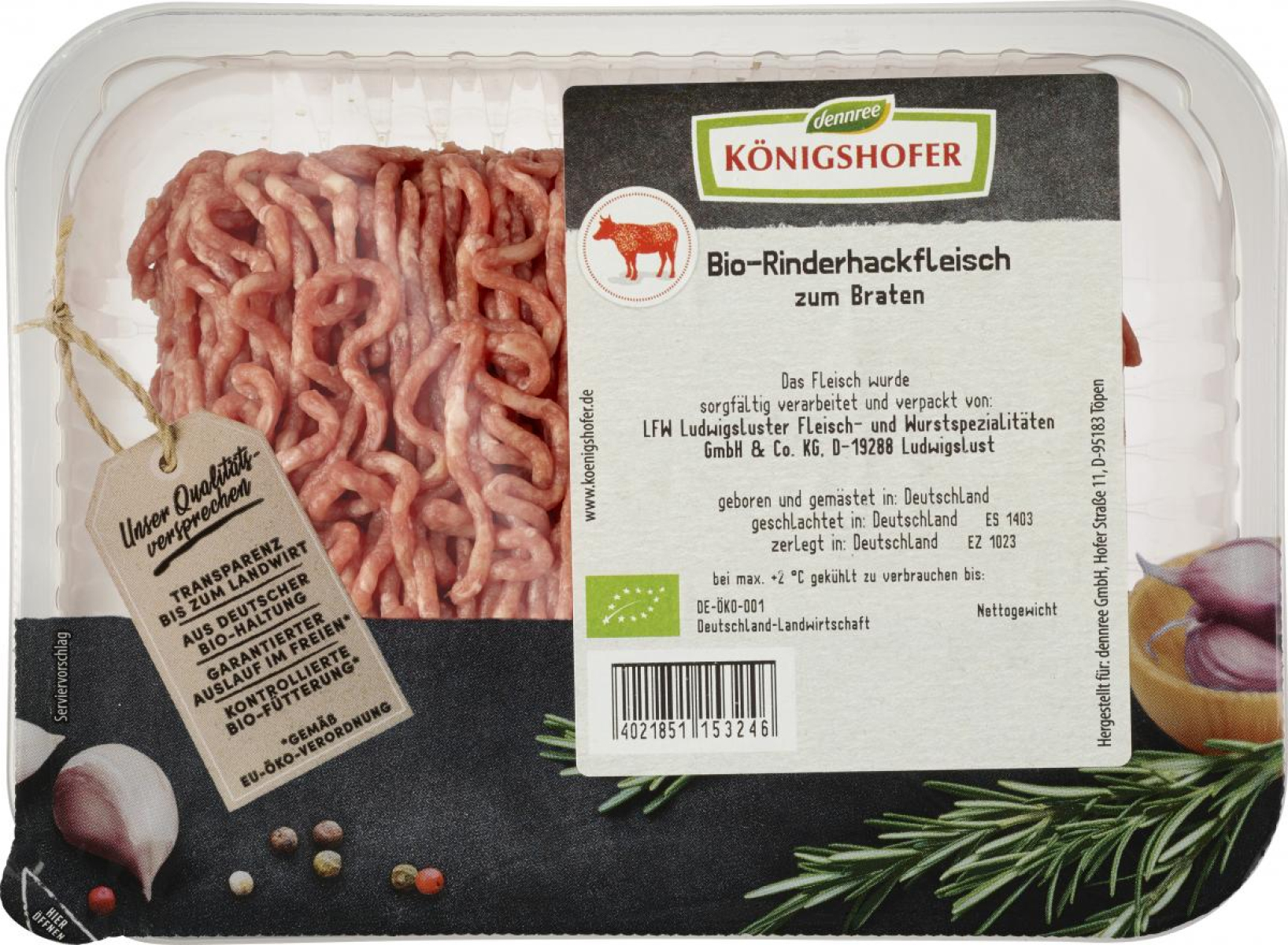 Rinderhackfleisch, Königsh, 400 g