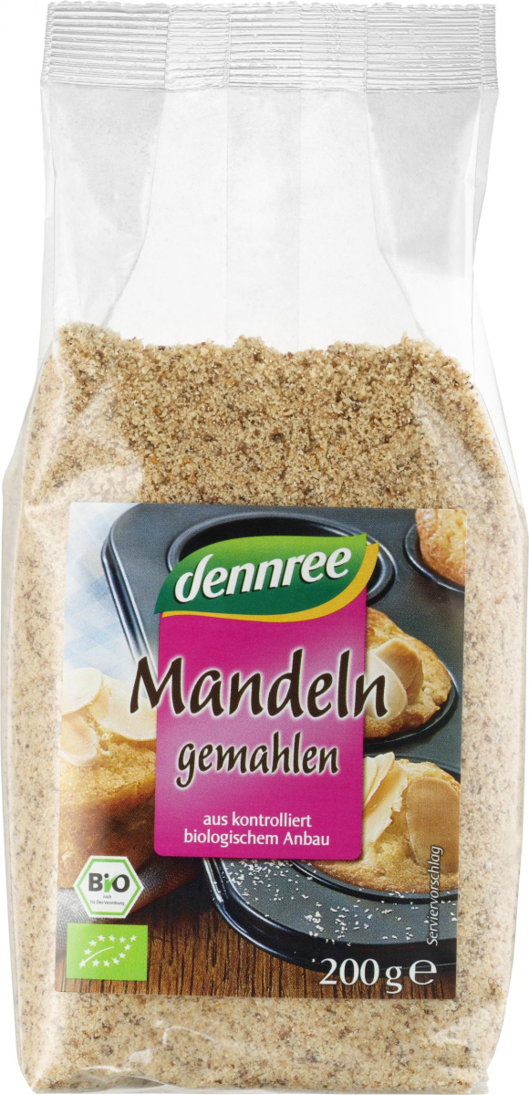 Mandeln blanchiert und gemahlen, dennree