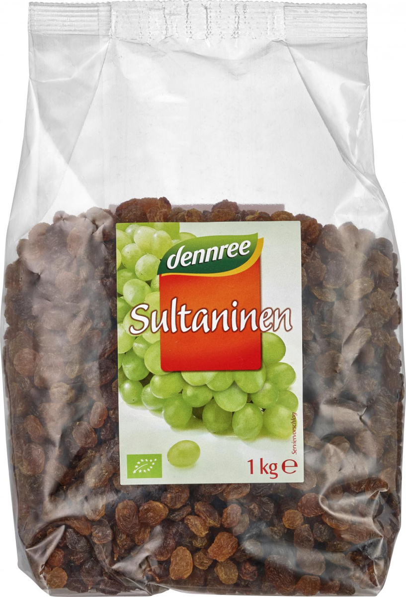Sultaninen, geölt, 1 kg