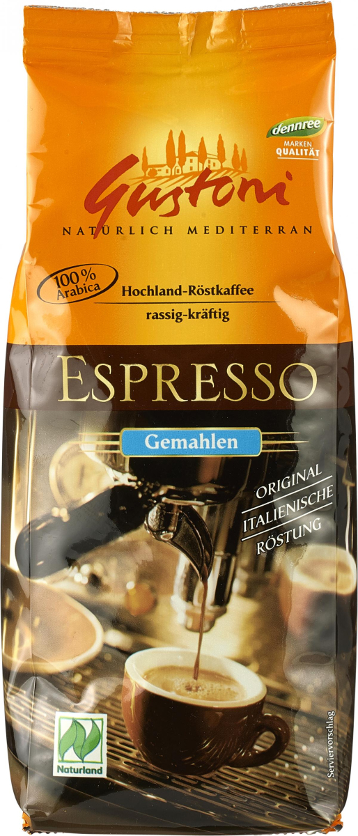Espresso gemahlen, 250g, Gustoni