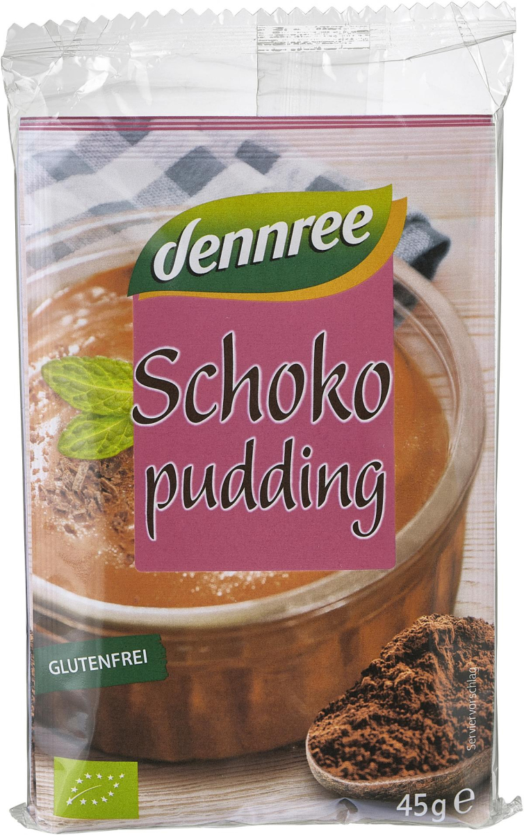 Schoko Pudding Pulver 3 x 45 g, dennree